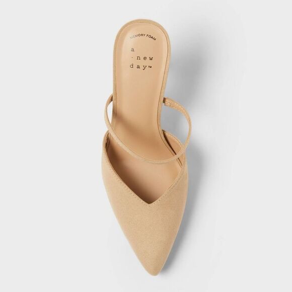 A New Day - Women’s Sonia Heels with Memory Foam Insole – A Ne Tan - Picture 3 of 4